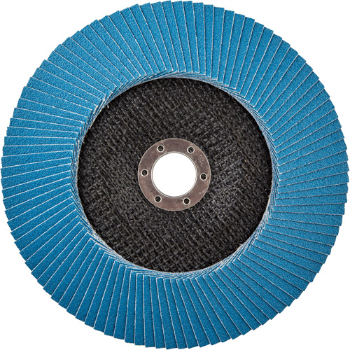 BlueFire R884P Coarse Grit Flap Disc, 7" x 7/8", Type 27, 80 Grit, Zirconia Alumina Northern Industrial Supply Inc.