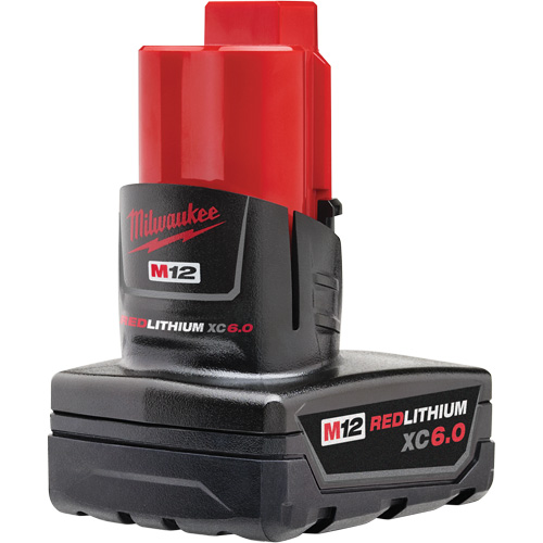Bloc-piles M12 Redlithium XC 6.0, Lithium-ion, 12 V, 6 Ah Northern Industrial Supply Inc.