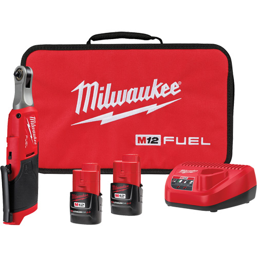 M12 Fuel High Speed Ratchet Kit, 12 V, 1/4" Drive Northern Industrial Supply Inc.