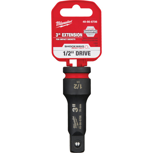 Rallonge pour douille Shockwave Impact Duty, Chocs, Prise 1/2", 3" lo Northern Industrial Supply Inc.