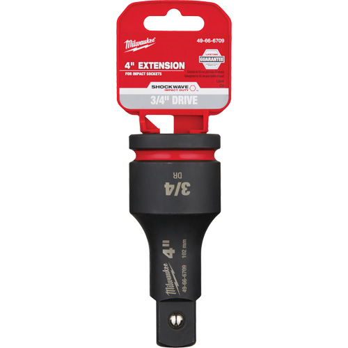 Rallonge pour douille Shockwave Impact Duty, Chocs, Prise 3/4", 4" lo Northern Industrial Supply Inc.