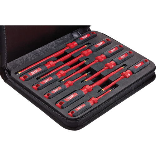Insulated Screwdriver Set with EVA Foam Case, 10 Pcs. Northern Industrial Supply Inc.