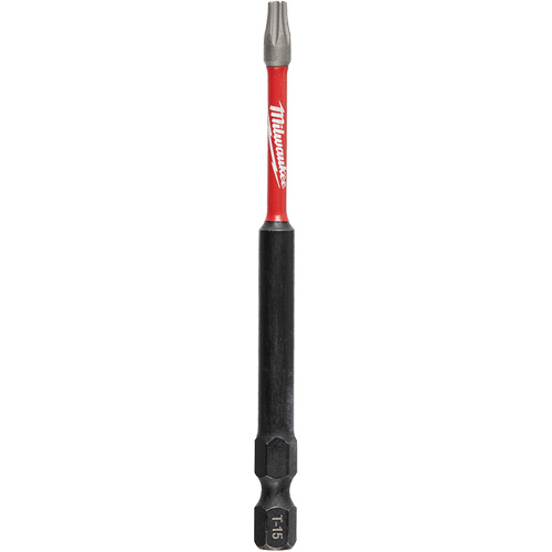 Embout de tournevis Shockwave Impact Duty, Torx, Embout T-15, Prise 1/4", Longueur 3-1/2" Northern Industrial Supply Inc.