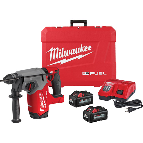 M18 Fuel SDS Plus Rotary Hammer Kit, 18 V, 1", 2 ft-lbs., 1330 RPM Northern Industrial Supply Inc.