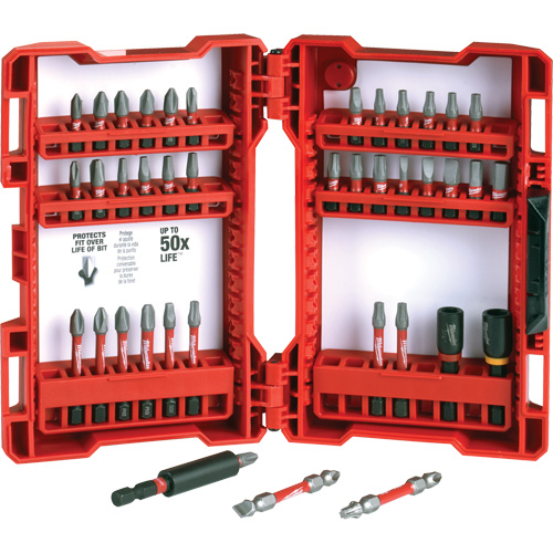 Jeu de 40 embouts de visseuse &agrave; percussion Shockwave Impact-Duty Northern Industrial Supply Inc.