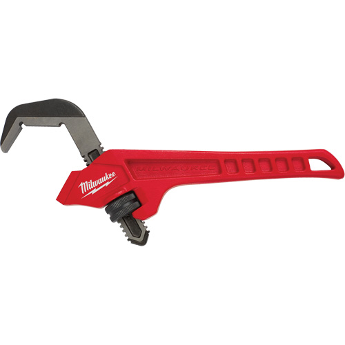 Cl&eacute; &agrave; tuyau hexagonale coud&eacute;e en acier, Cap des m&acirc;choires 2-5/8", Longueur 10-1/2", Fini Rev&ecirc;tement en poudre, Prise Ergonomique Northern Industrial Supply Inc.