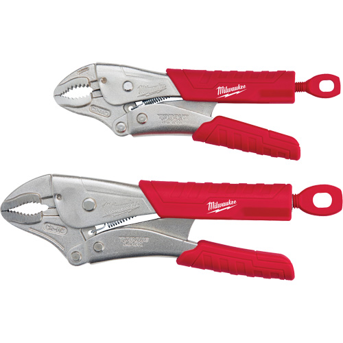 Torque Lock Curved Jaw Locking Pliers Set, 2 Pieces Northern Industrial Supply Inc.