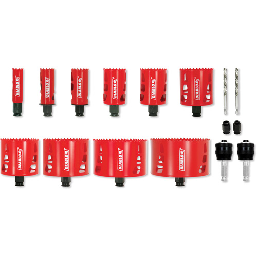 Electrician's Bi-Metal Hole Saw Set, 16 Pieces Northern Industrial Supply Inc.
