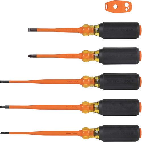 Slim-Tip Insulated Screwdriver Set, 1000 V, 6 Pcs Northern Industrial Supply Inc.