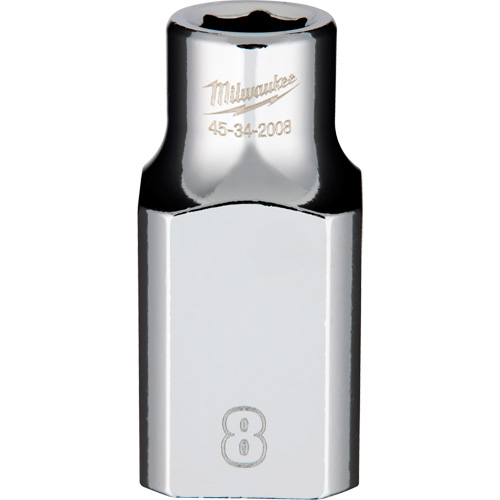 Metric Socket with Four Flat Sides, 8 mm, 1/2" Drive, 6 Points Northern Industrial Supply Inc.