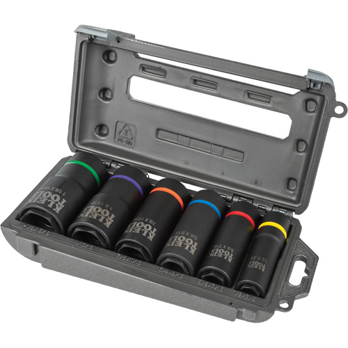 2-in-1 6-Piece Socket Set, 6 Pcs, Impact, Deep Northern Industrial Supply Inc.