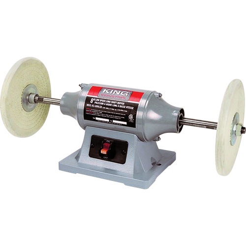 Low-Speed Long Shaft Buffer, 8" Pad, 120 V, 2.5 A, 1750 RPM Northern Industrial Supply Inc.