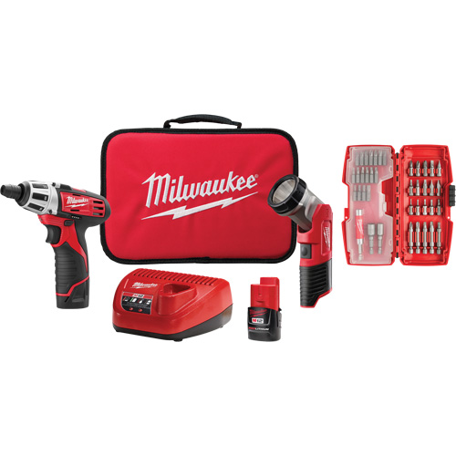 Trousse daccessoires pour tournevis avec lampe de travail, Lithium-ion, 12 V Northern Industrial Supply Inc.