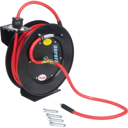 Hose Reel, Air/Water, 1/2" x 50', Single Hose, 300 psi Northern Industrial Supply Inc.