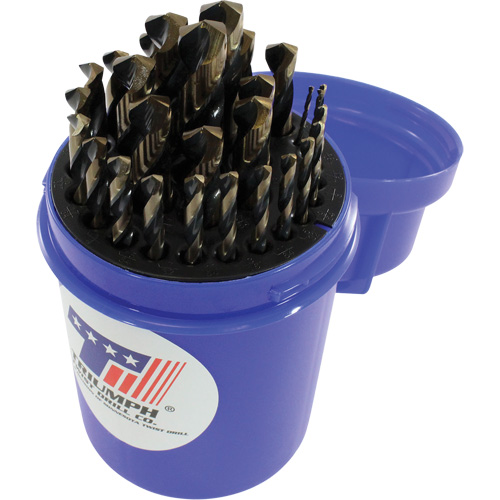 Triumph&reg; Drill Bit Set, 115 Pieces, High Speed Steel Northern Industrial Supply Inc.