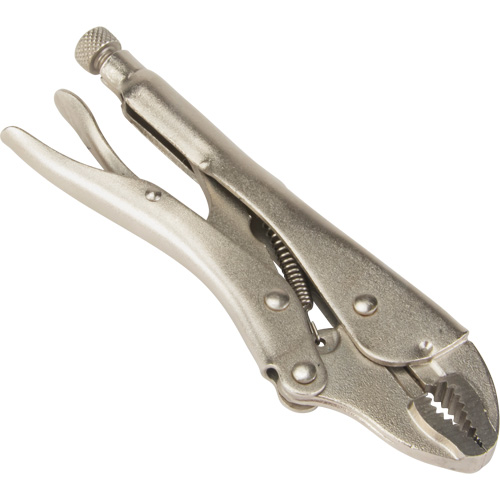 Locking Pliers with Wire Cutter, 7" Length, Curved Jaw Northern Industrial Supply Inc.