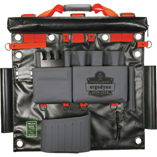 Arsenal 5710 Bucket Truck Tool Board with Tool Tethering Attachment Points, Nylon, 8 Pockets, Grey Northern Industrial Supply Inc.