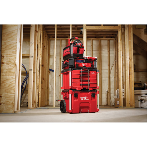 Boîte &agrave; outils avec 4 tiroirs PackOut, 16-3/10" x 22-1/5" x 14-3/10", Rouge Northern Industrial Supply Inc.