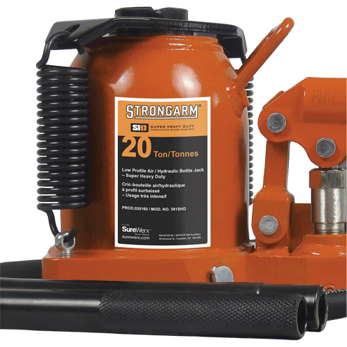 Air Assist Bottle Jacks, 20 Ton(s), Air Hydraulic Northern Industrial Supply Inc.