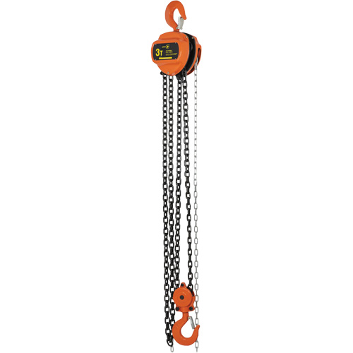 VHC Series Chain Hoists, 10' Lift, 6600 lbs. (3 tons) Capacity, Alloy Steel Chain Northern Industrial Supply Inc.