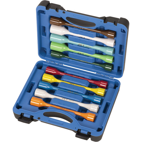 JTLS-1210S Torque Limiting Socket Sets, 1/2" Drive, 65 ft-lbs./80 ft-lbs./100 ft-lbs./120 ft-lbs./140 ft-lbs./45 ft-lbs./135 ft-lbs. Torque, Multiple Northern Industrial Supply Inc.