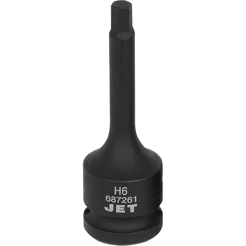 Impact Socket Bits, Hex, 6 mm x 1/2" Drive Northern Industrial Supply Inc.