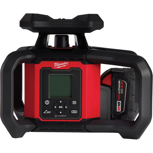 Ensemble de niveau au laser rotatif ext&eacute;rieur rouge &agrave; double pente M18 avec r&eacute;cepteur & t&eacute;l&eacute;commande, 4000' (1219,2 m) Northern Industrial Supply Inc.