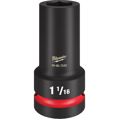 Shockwave Impact Duty Thin Wall Extra Socket, Impact, 1-1/16", 1" Drive, 6 Points, Deep Northern Industrial Supply Inc.