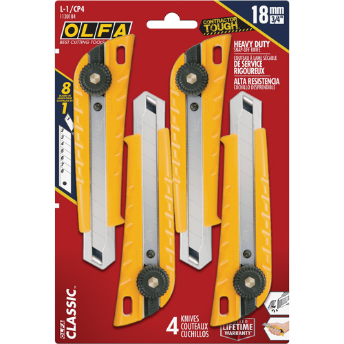 MXP-L Ratchet Knife with Die-Cast  Handle, 18 mm Northern Industrial Supply Inc.