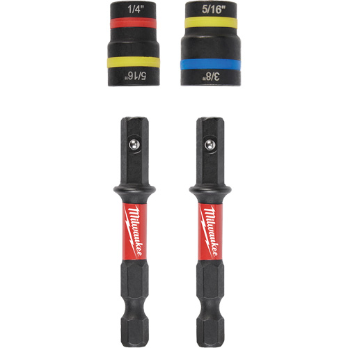Jeu de tourne-&eacute;crous 2-en-1 Shockwave Impact Duty Quik-Clear, 5/16"/1/4"/3/8" prise, 2-1/2" lo, Magn&eacute;tique Northern Industrial Supply Inc.