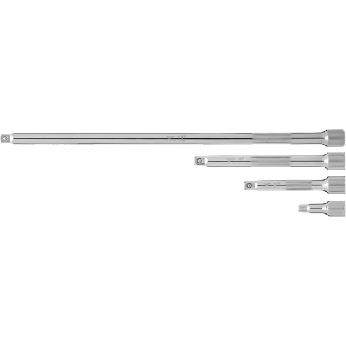 Jeu de rallonges prise, Prise de 1/4", Fini Chrome, 4 Mcx Northern Industrial Supply Inc.