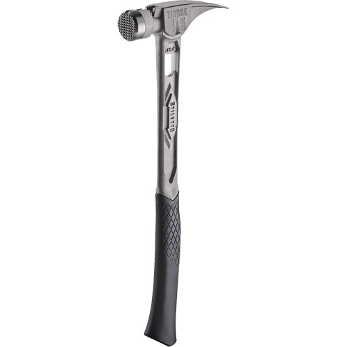 Marteau de charpente en titane meul&eacute; TIBONE, 15 oz, Prise en Acier plein, 17-17/50" lo Northern Industrial Supply Inc.