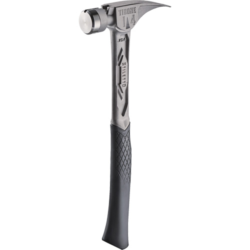 TIBONE Smooth Titanium Framing Hammer, 14 oz., Solid Steel Handle, 15-1/4" L Northern Industrial Supply Inc.