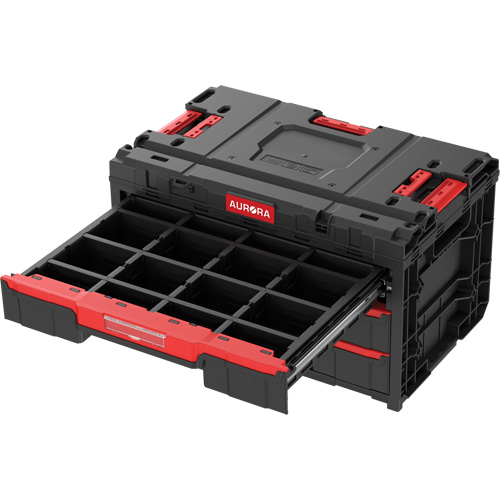 Arx&reg; 3-Drawer Toolbox, 23-1/10" x 15" x 13-2/5", Black Northern Industrial Supply Inc.