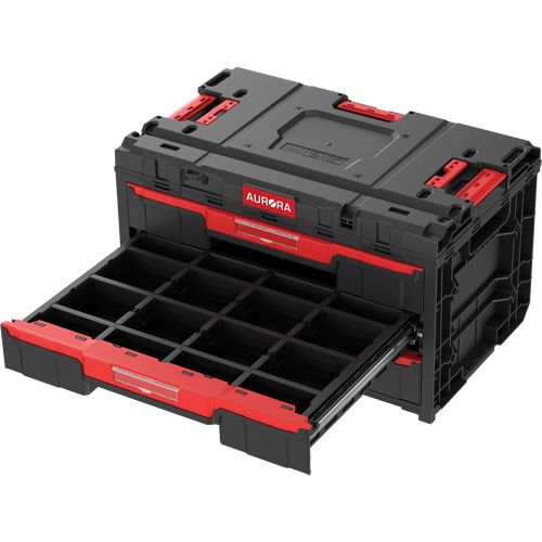 Arx&reg; 3-Drawer Toolbox, 23-1/10" x 15" x 13-2/5", Black Northern Industrial Supply Inc.