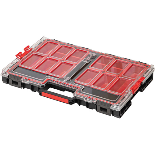 Arx&reg; Large Organizer with Bins, 21" x 15" x 3", Black Northern Industrial Supply Inc.
