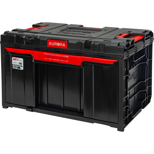 Arx&reg; Single Drawer Toolbox, 11-1/5" W x 18-3/10" D x 9-1/10" H, Black/Red Northern Industrial Supply Inc.