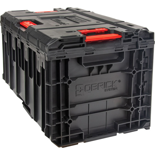 Arx&reg; Single Drawer Toolbox, 11-1/5" W x 18-3/10" D x 9-1/10" H, Black/Red Northern Industrial Supply Inc.