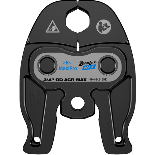 3/4" ZoomLock&reg; MAX Press Jaw for M12 FORCE LOGIC Press Tools Northern Industrial Supply Inc.