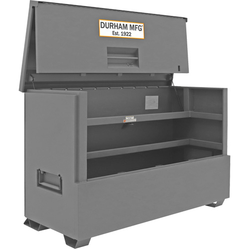 Coffre de style piano pour le chantier de 57,4 pi3, 72-7/16" la x 33-7/8" p x 49-7/16" h, Gris Northern Industrial Supply Inc.