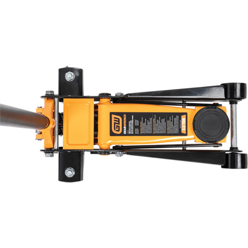 Heavy-Duty Floor Jack, 3 Ton(s) Capacity, 5-1/4" Lowered, 18-1/4" Raised, Manual Hydraulic Northern Industrial Supply Inc.