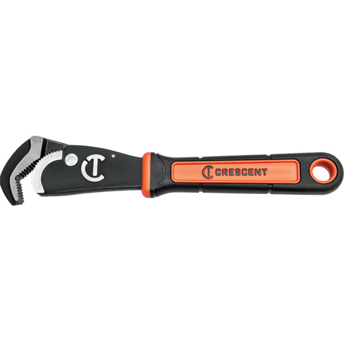 Cl&eacute; bimat&eacute;riau auto-ajustable pour tuyau, Cap des m&acirc;choires 1-1/2", Longueur 12", Fini Oxyde noir, Prise Coussin&eacute;e Northern Industrial Supply Inc.