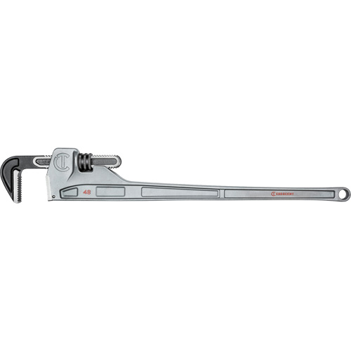 Cl&eacute; &agrave; tuyaux, Cap des m&acirc;choires 6", Longueur 48", Fini Rev&ecirc;tement en poudre, Prise Non-ergonomique Northern Industrial Supply Inc.