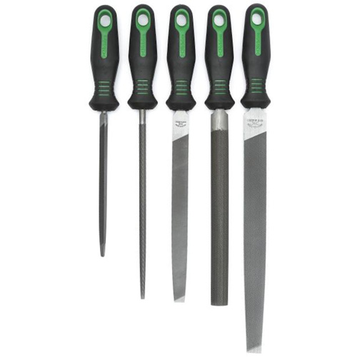 Jeu anniversaire de limes avec manches ergonomiques, 5 pi&egrave;ces Northern Industrial Supply Inc.