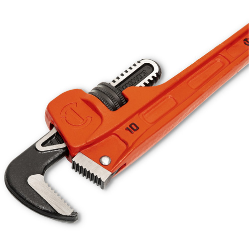 Cl&eacute; pour tuyau SLIM JAW, Cap des m&acirc;choires 1-9/10", Longueur 10", Fini Rev&ecirc;tement en poudre, Prise Non-ergonomique Northern Industrial Supply Inc.