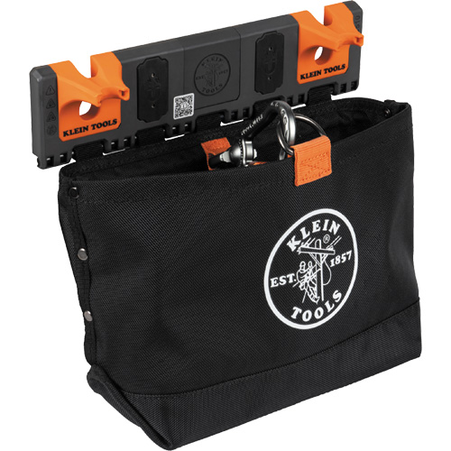 Module de poche pour quincaillerie avec crochet en S Bucket Work Centre, Nylon, 1 pochettes, Noir/Orange Northern Industrial Supply Inc.