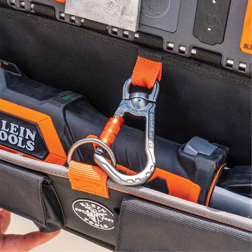 Module pour grande poche avec crochet en S Bucket Work Centre, Nylon, 3 pochettes, Noir/Orange Northern Industrial Supply Inc.