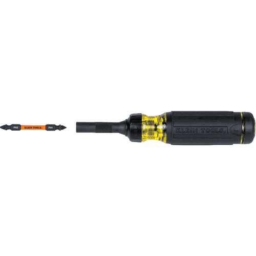 15-in-1 Ratcheting Impact-Rated Multi-Bit Torsion Zone Screwdriver, 9-1/2" L, Cushion Grip Handle Northern Industrial Supply Inc.