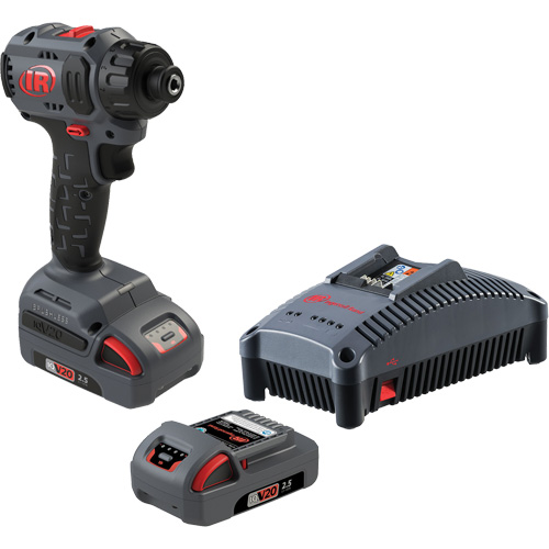 Ensemble de tournevis compact sans fil, 1/4", 37 lb-pi Couple max., 20 V, Lithium-ion Northern Industrial Supply Inc.