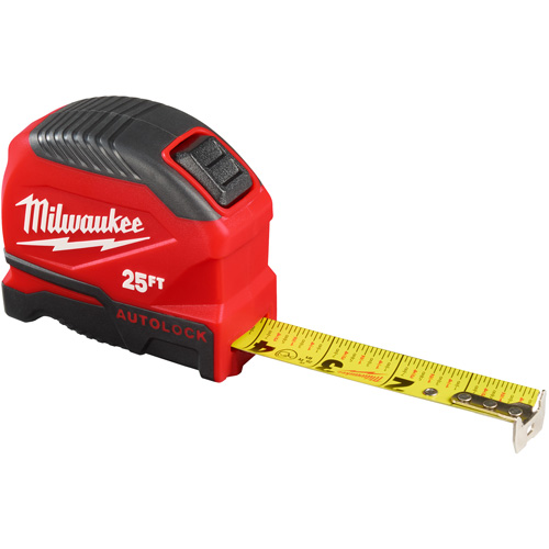 Auto-Lock Tape Measure, 1" x 25' Northern Industrial Supply Inc.